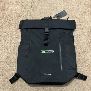 Timbuk2 Tuck Laptop Backpack Eco Black 1029-3-1068 *Subscript Company Logo